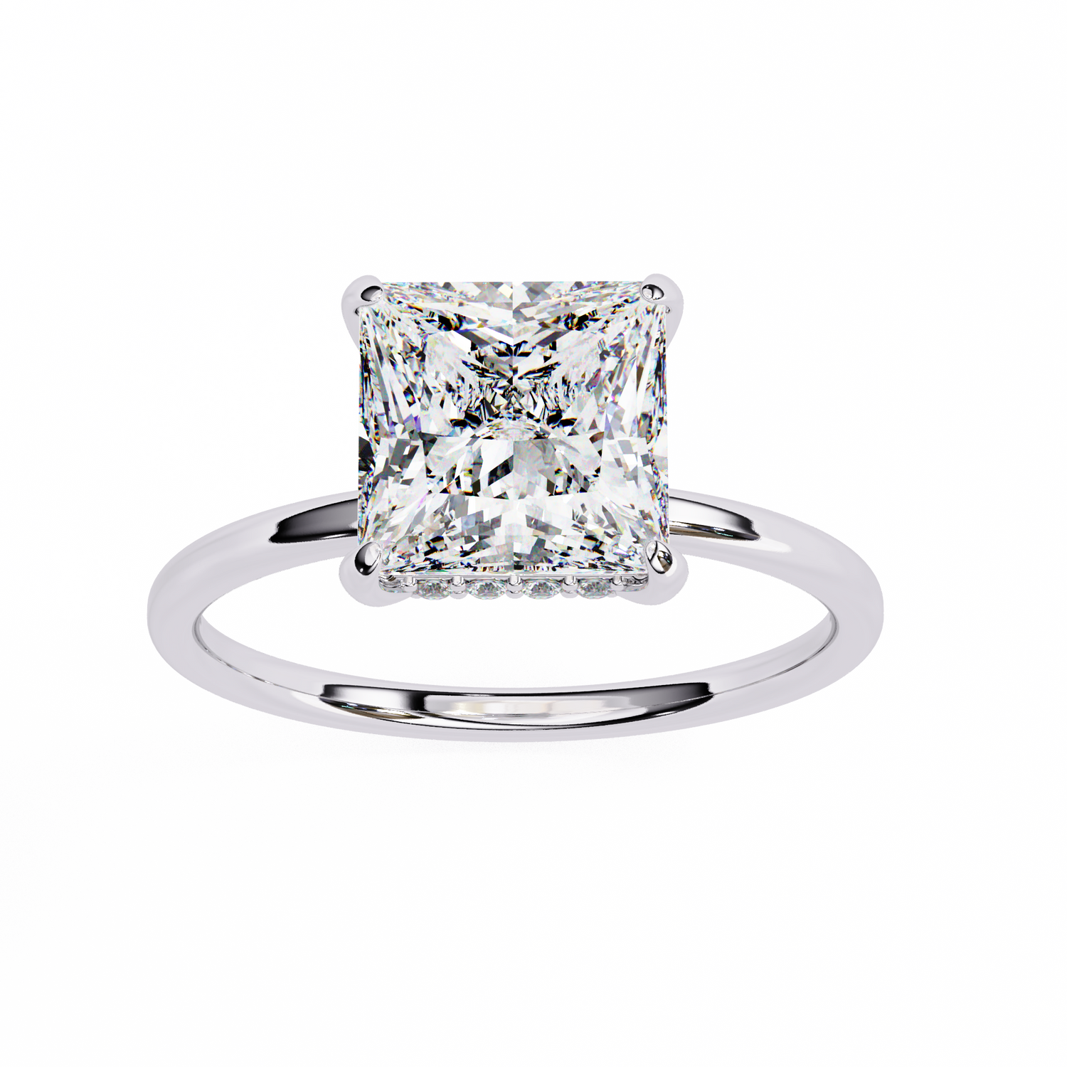Amirah Princess Solitaire Ring