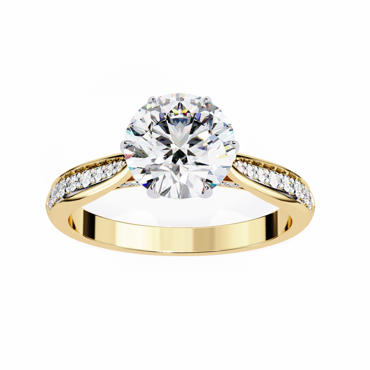 Xiomara Round Solitaire Ring