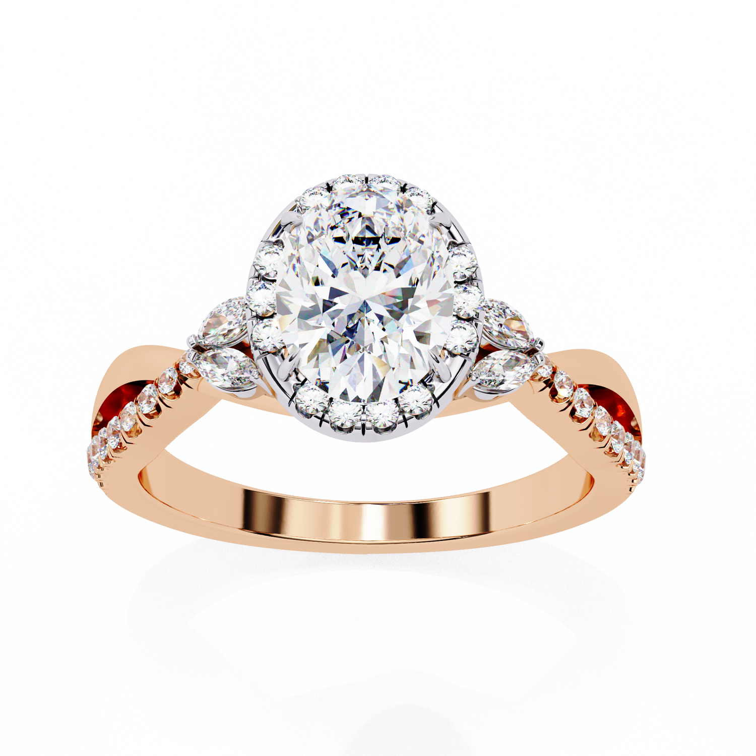Hadassah Oval Solitaire Ring