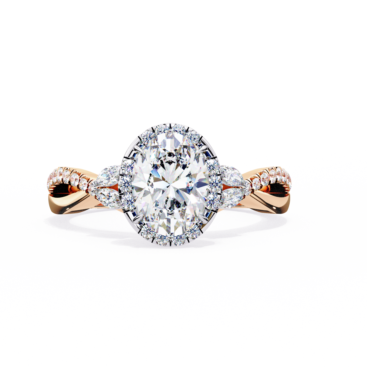 Hadassah Oval Solitaire Ring