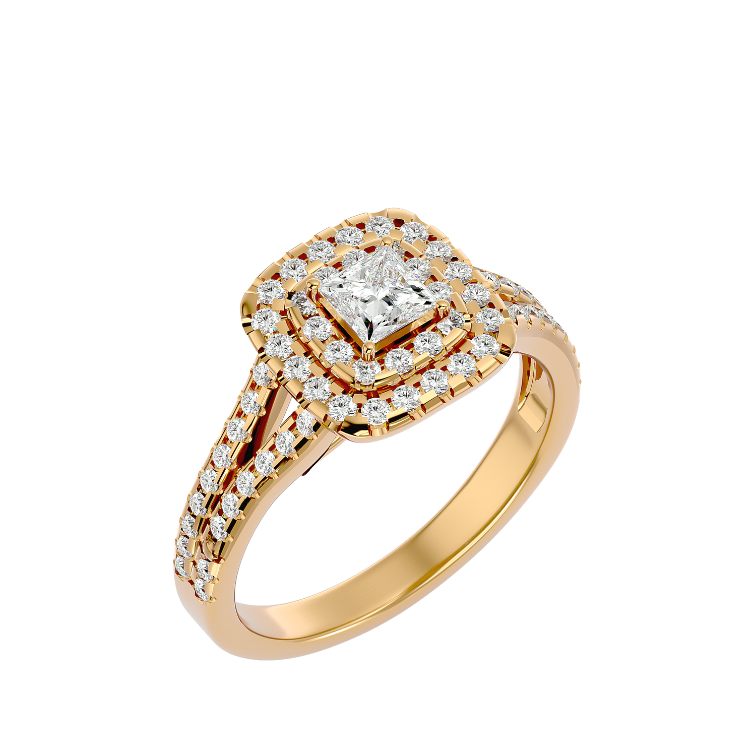 Beatrice Diamond Halo Ring