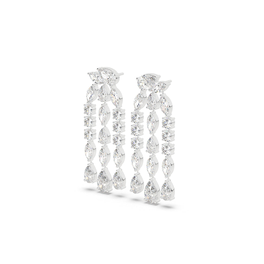 Moonlight Cascade Dangler Earrings