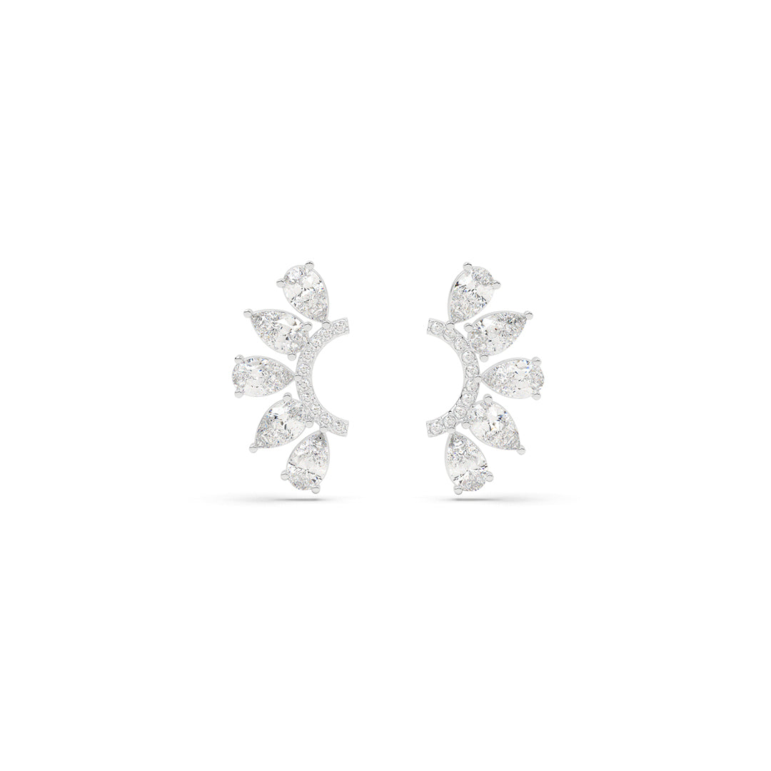 Flutter Leaf Stud Earrings