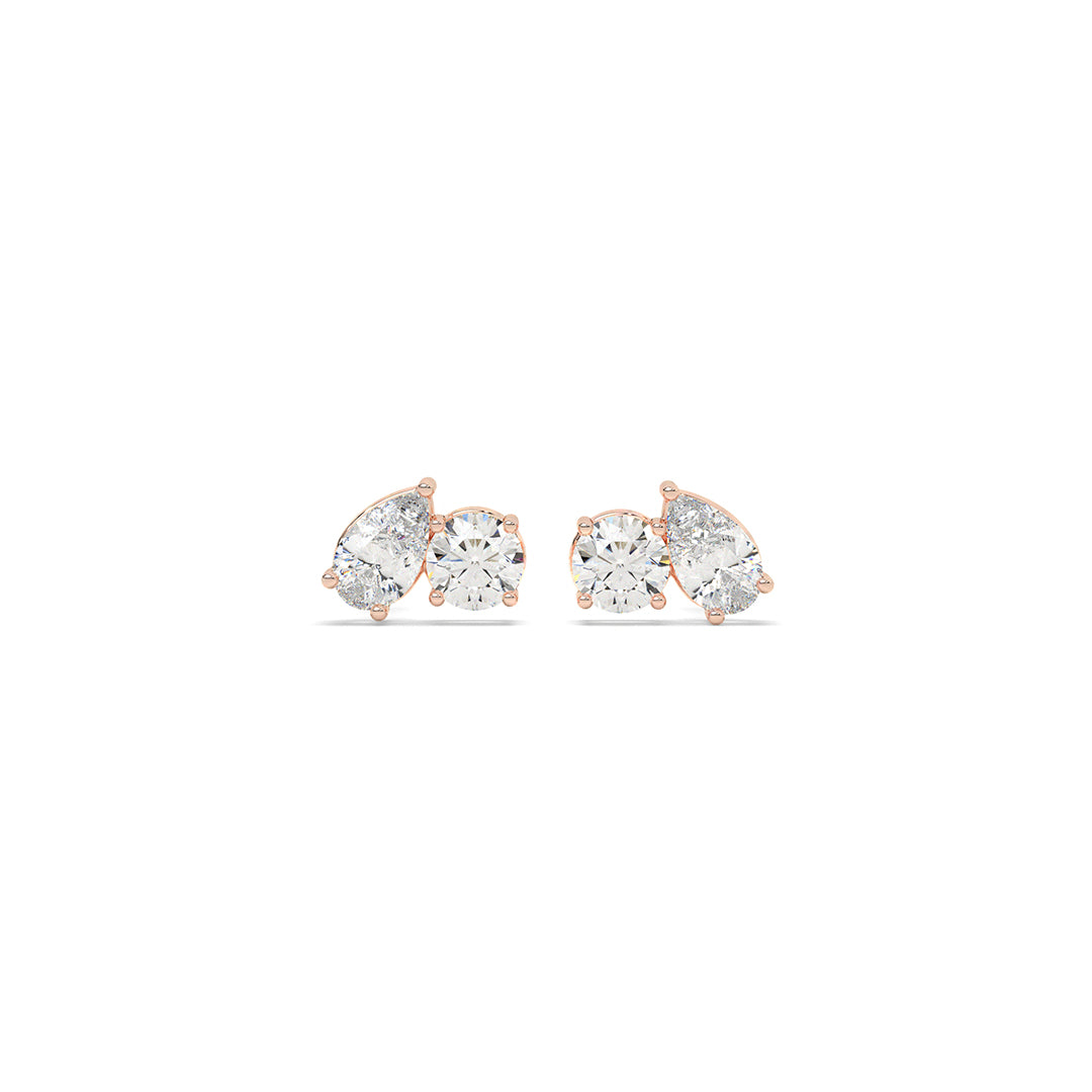 Toi et Moi Stud Earrings