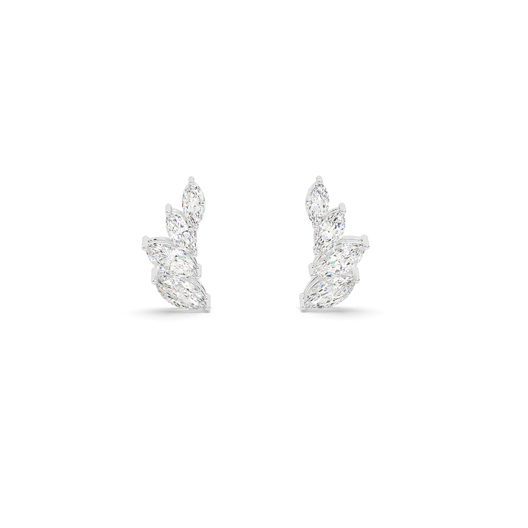 Leaf Whisper Stud Earrings