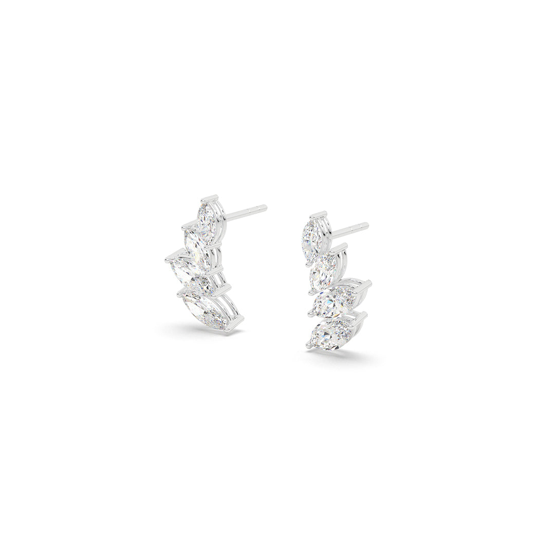 Leaf Whisper Stud Earrings