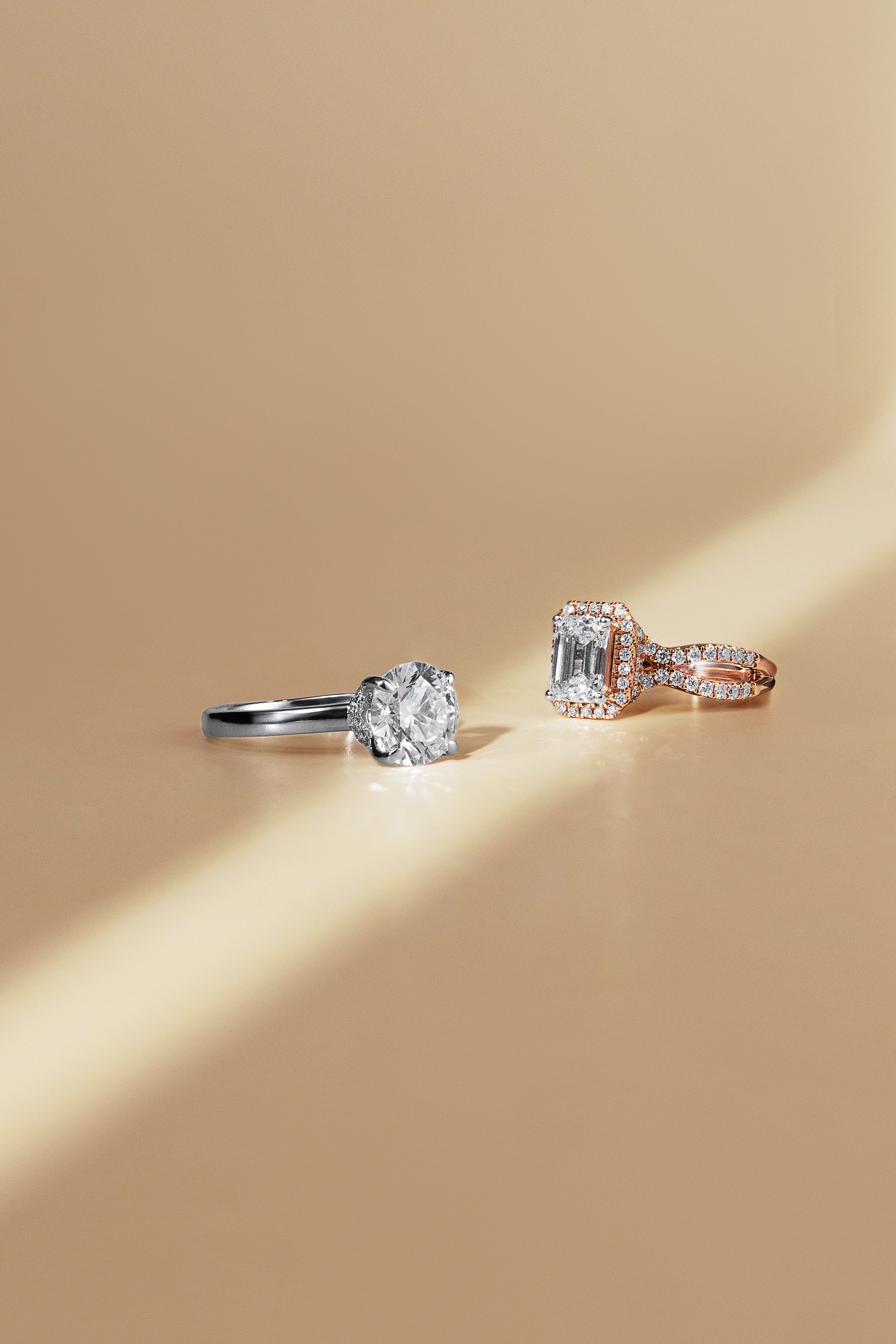 1.5 ct Round Hidden Halo Solitaire Ring