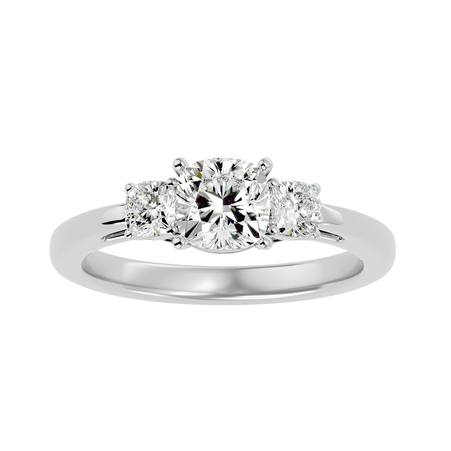 Serena Classic Three Stone Diamond Ring