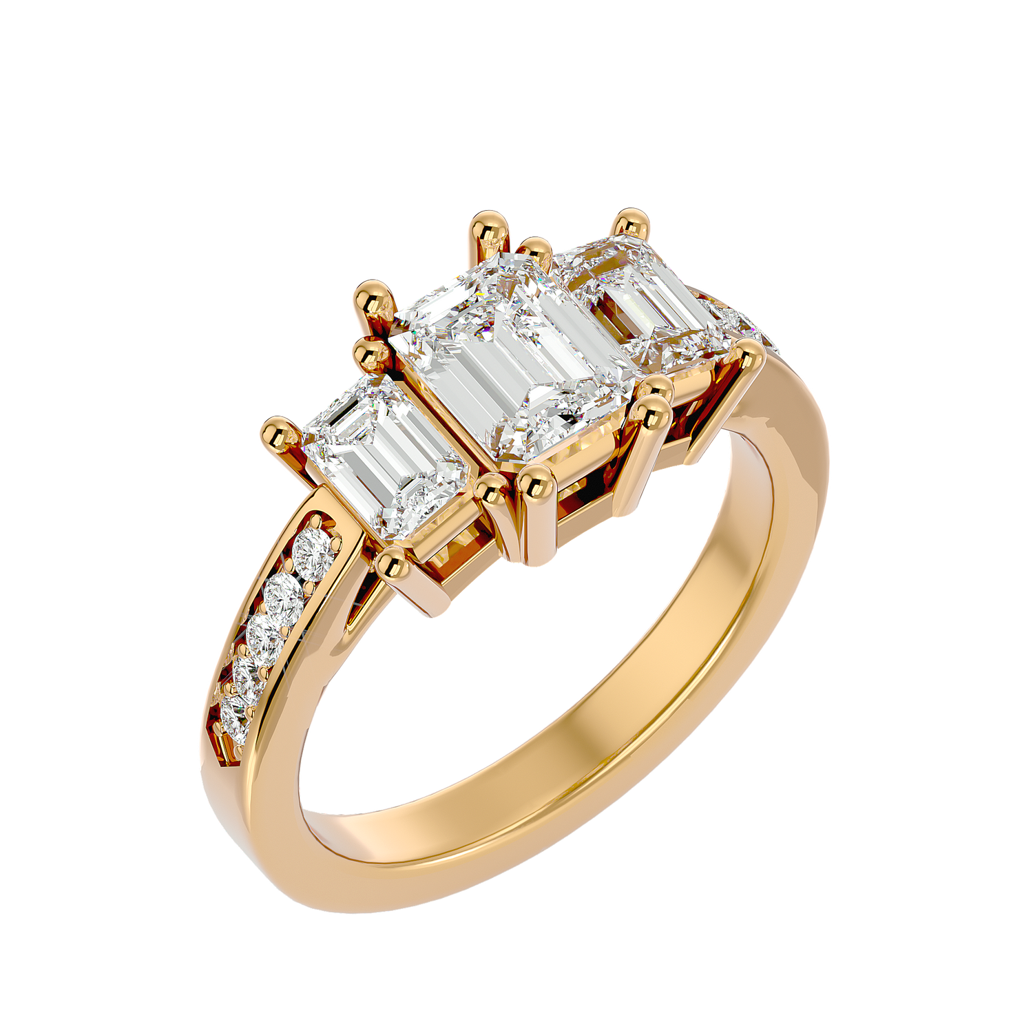 Tabitha Timeless Three Stone Diamond Ring