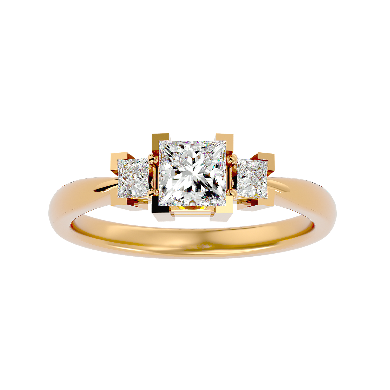 Verity Elegant Three Stone Diamond Ring