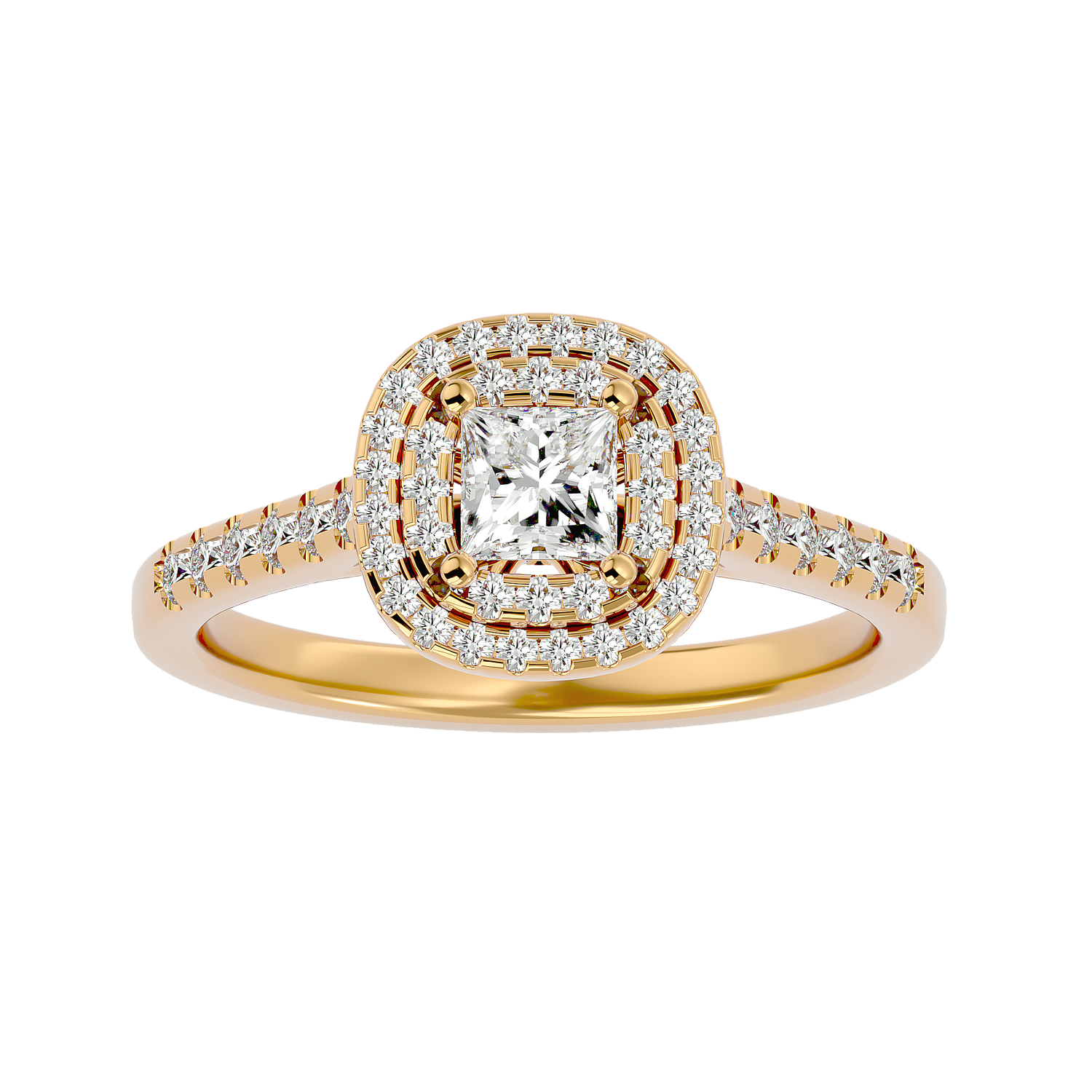 Gwendolyn Diamond Halo Ring