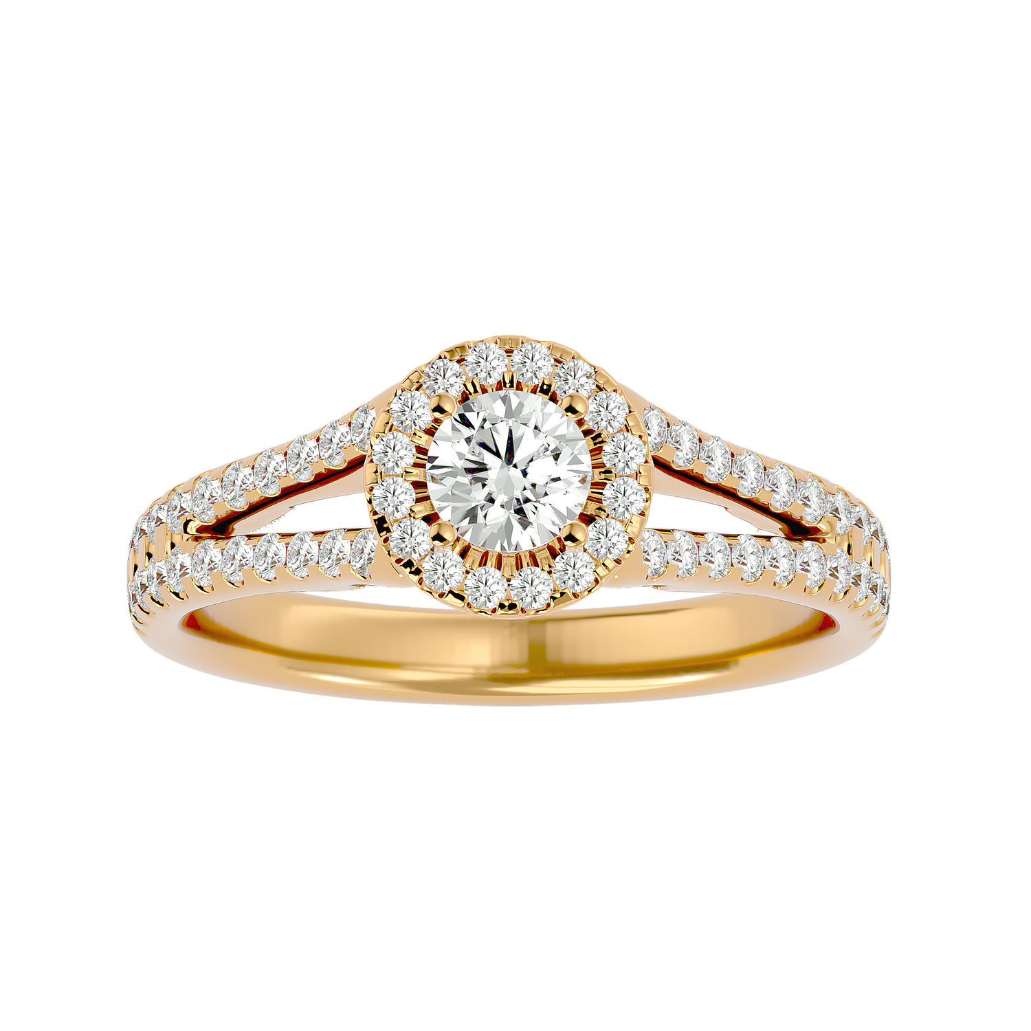 Sarah Diamond Halo Ring