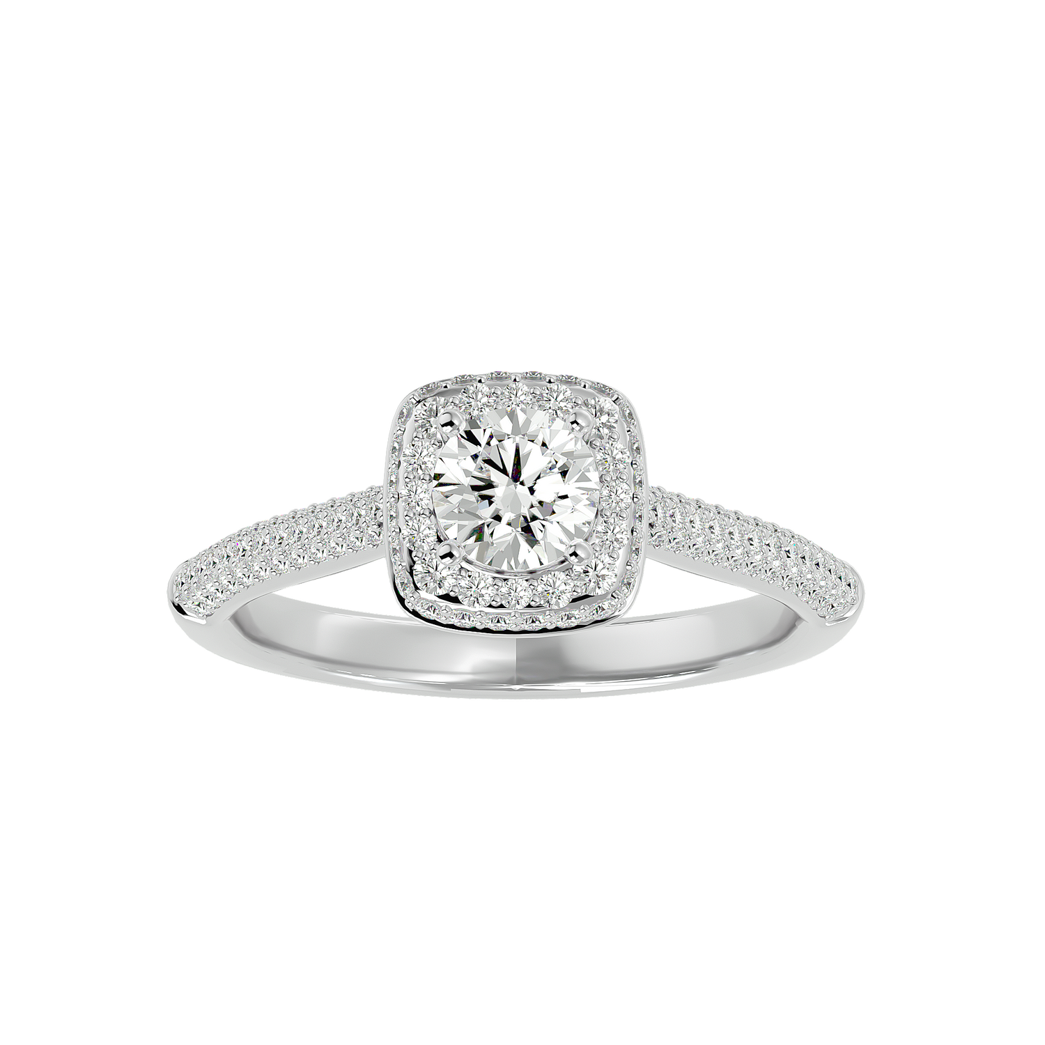 Emma Diamond Halo Ring