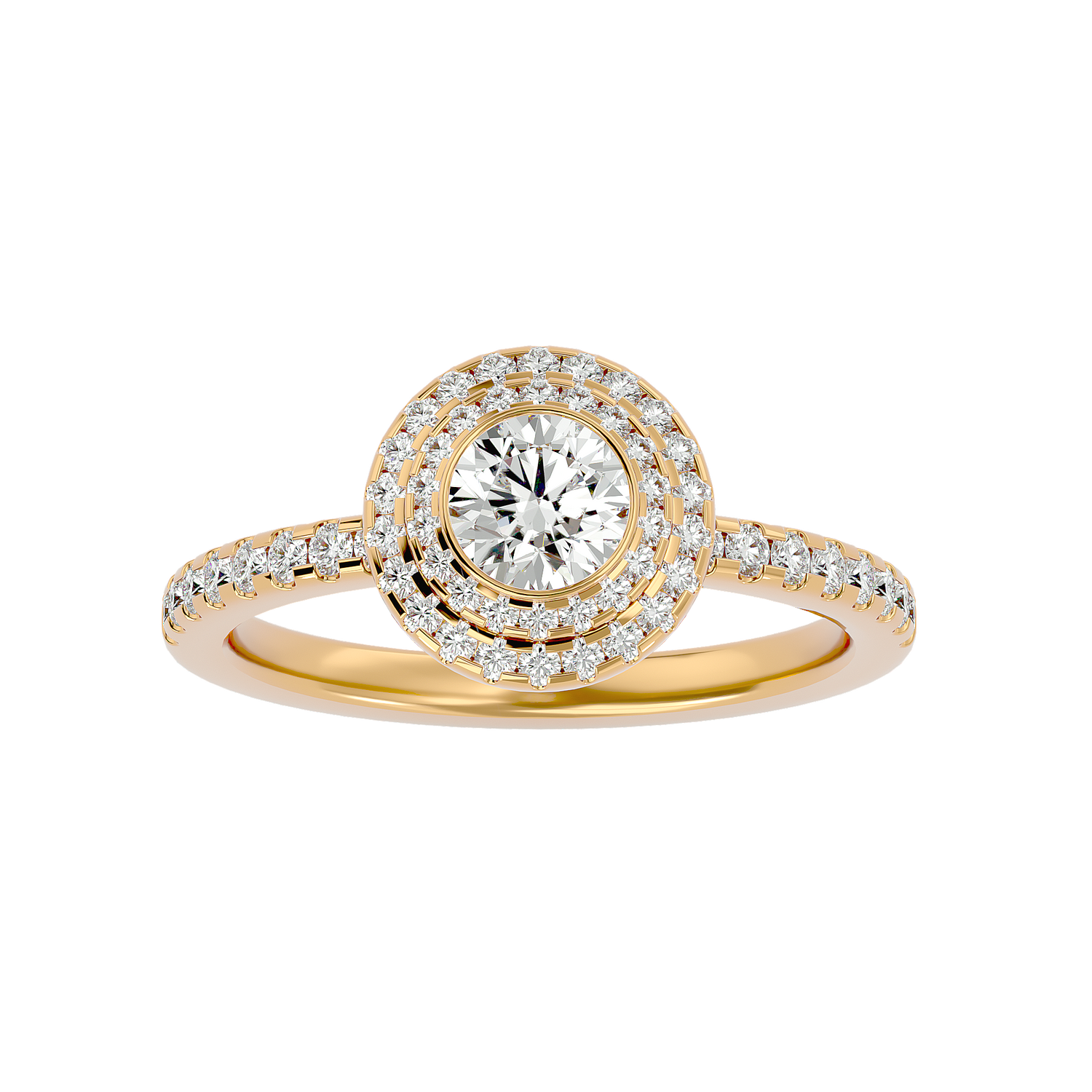 Mia Diamond Halo Ring