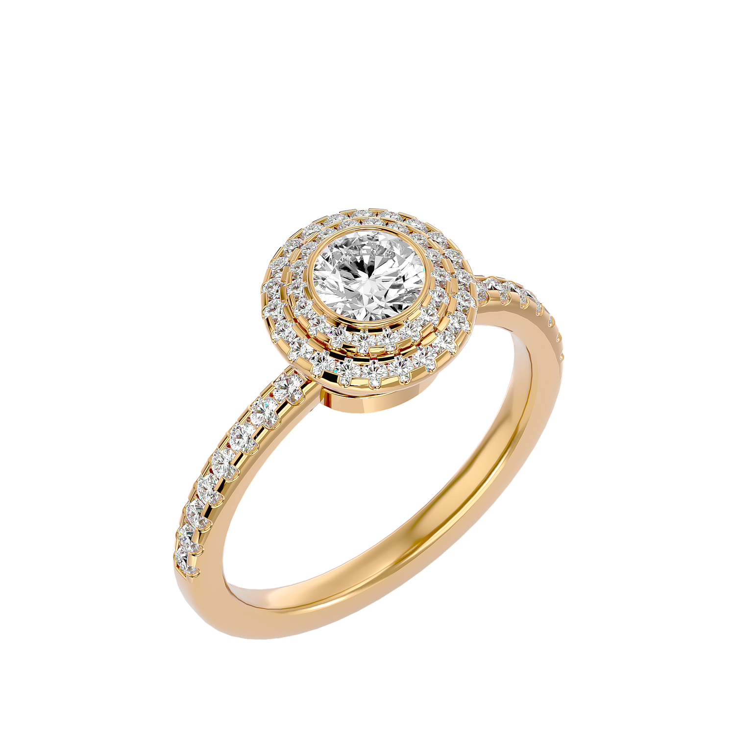 Mia Diamond Halo Ring