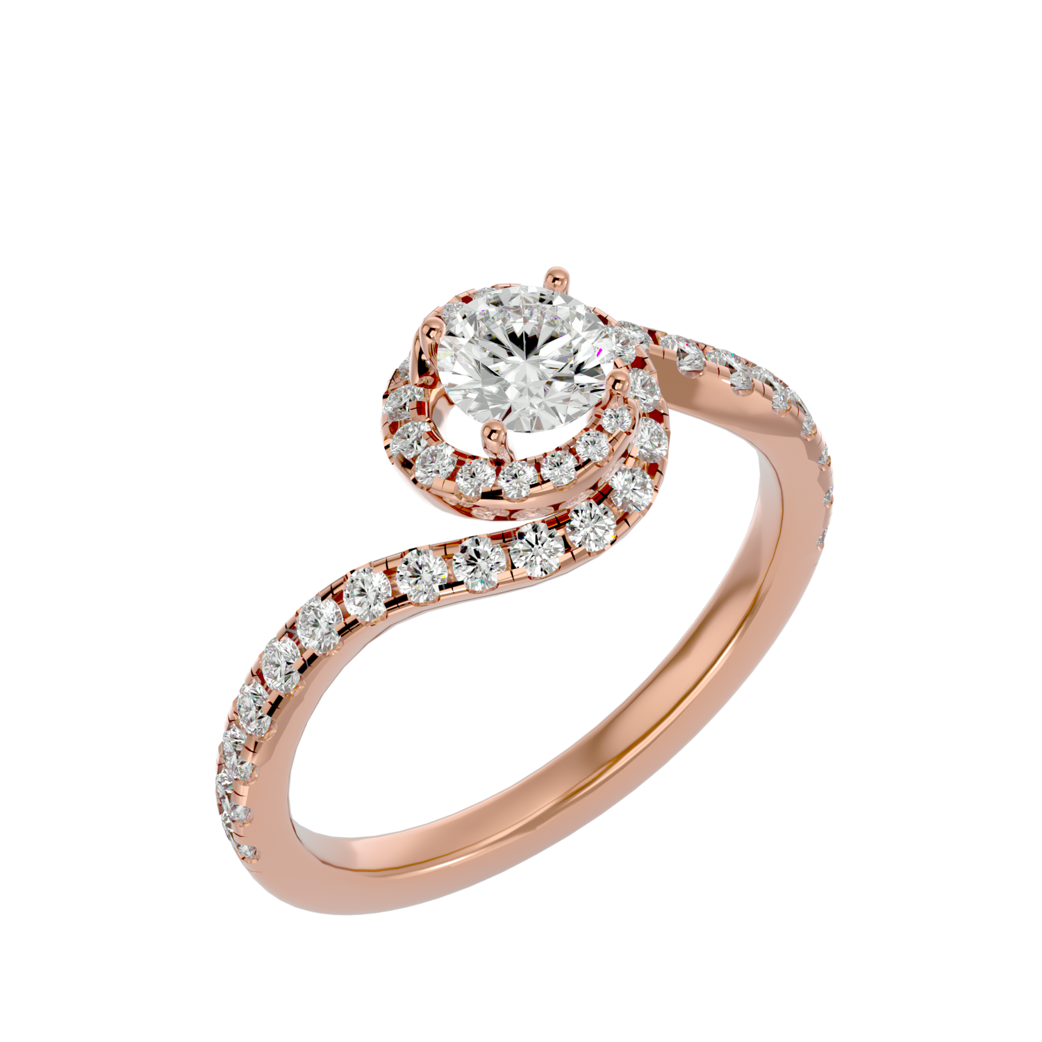 Camila Diamond Halo Ring