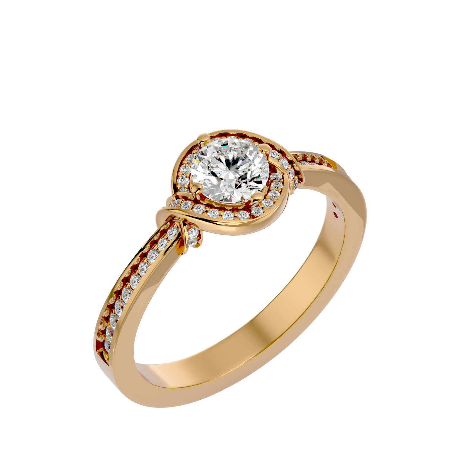 Scarlett Diamond Halo Ring