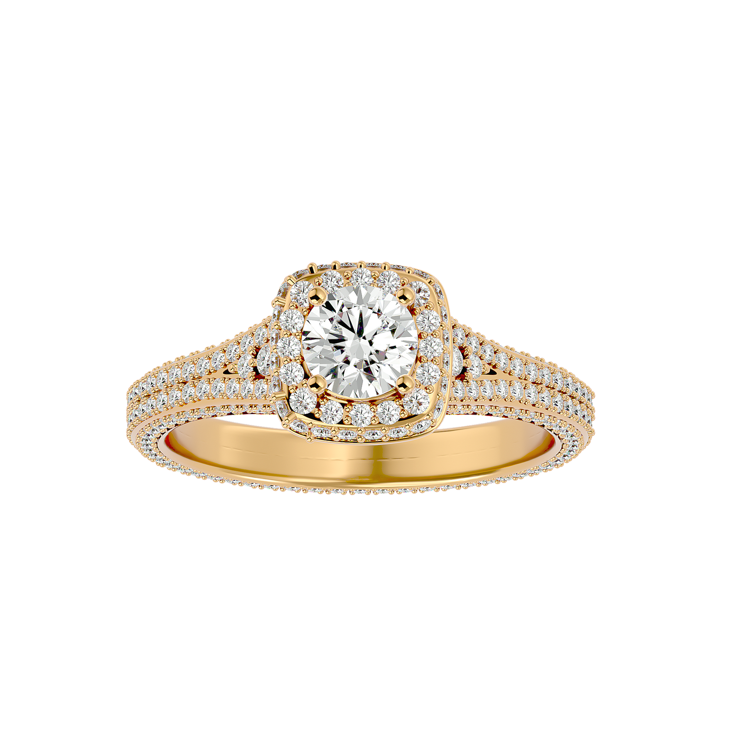 Layla Diamond Halo Ring