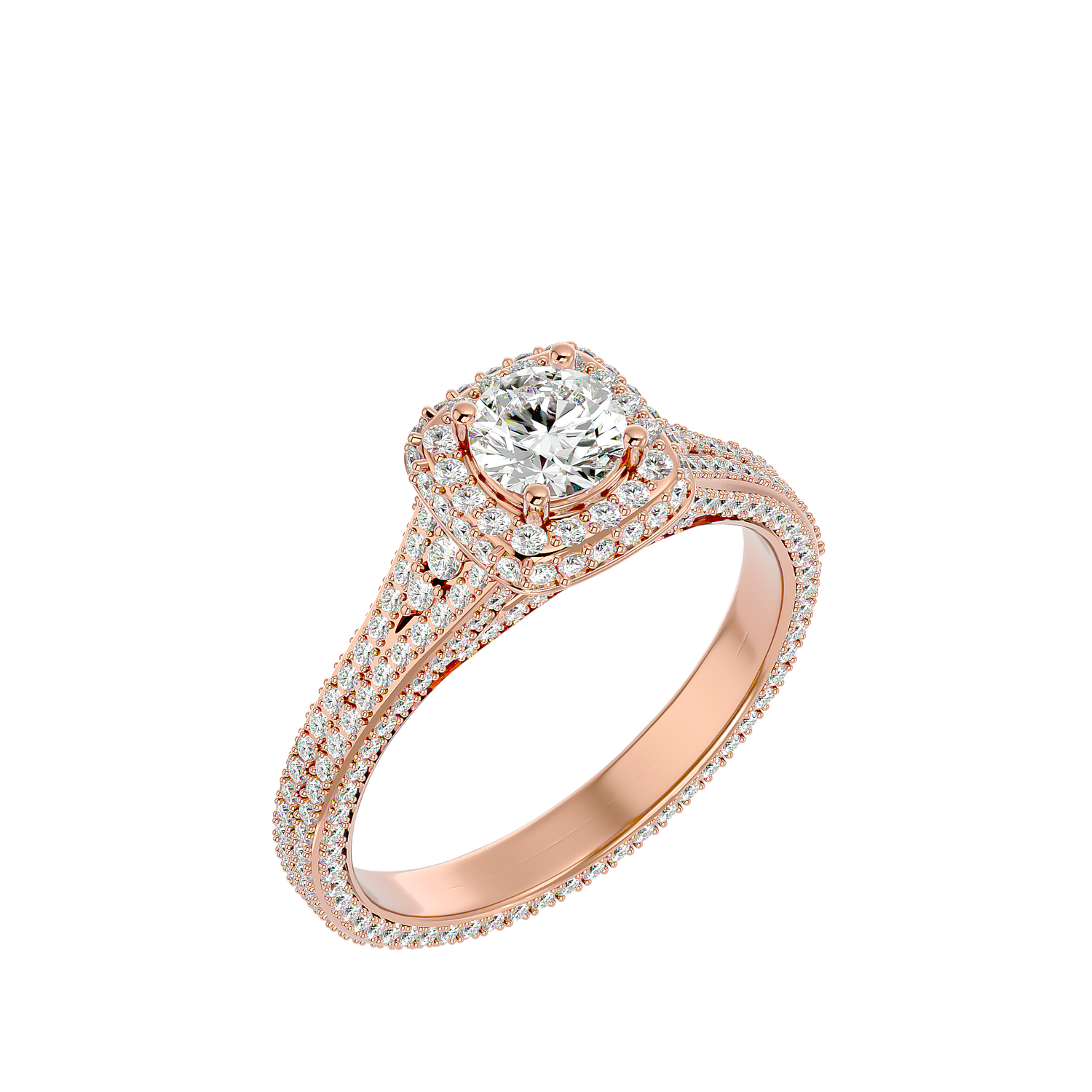 Layla Diamond Halo Ring
