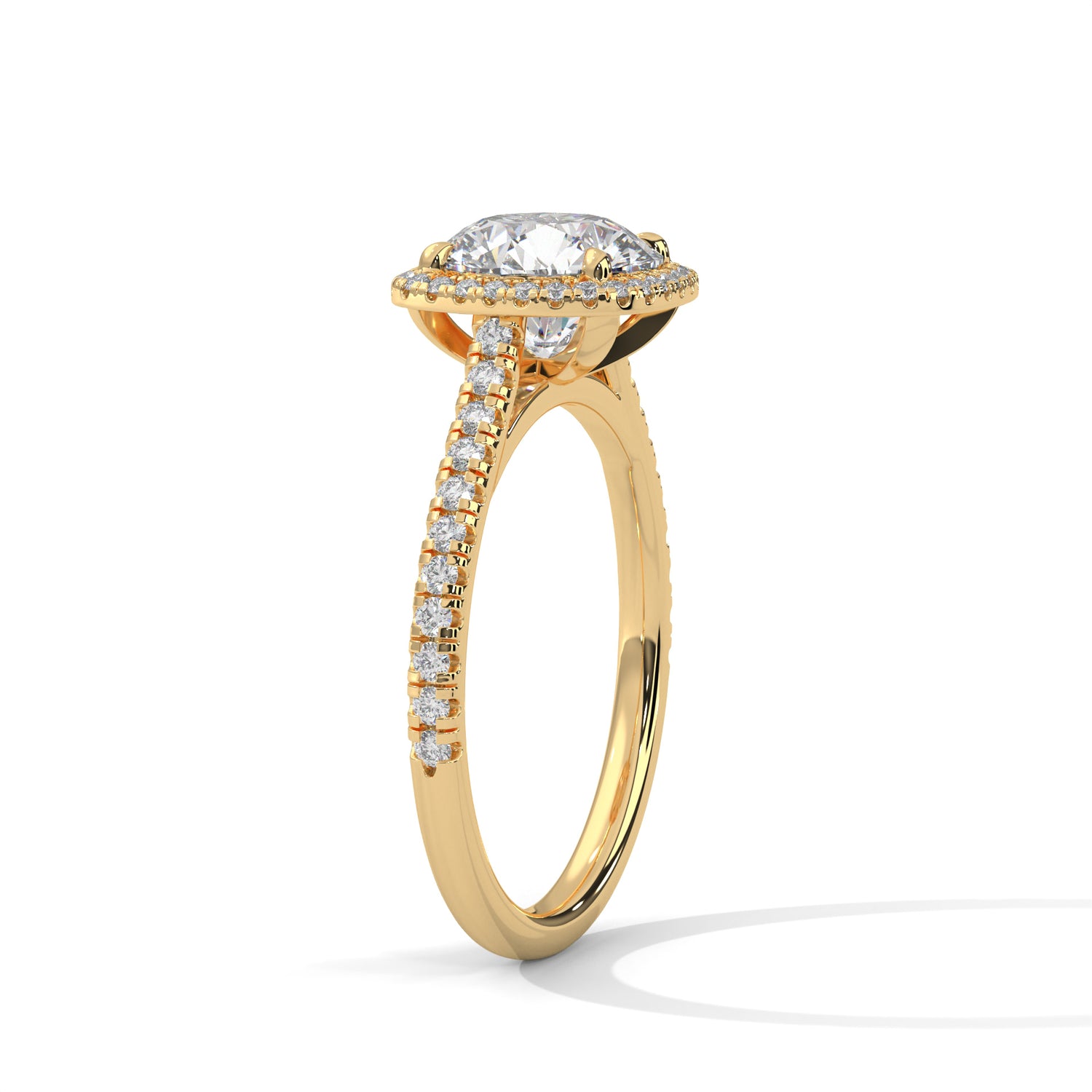 Violet Solitaire Ring
