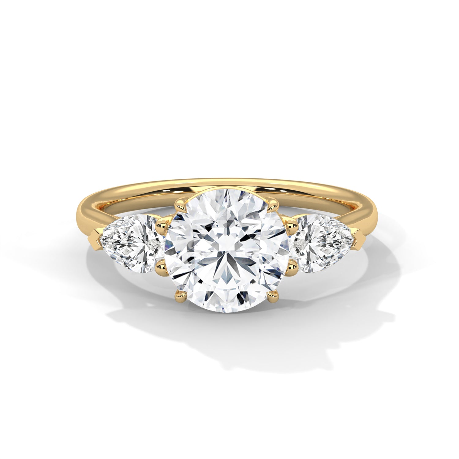 Skylar Timeless Three Stone Diamond Ring