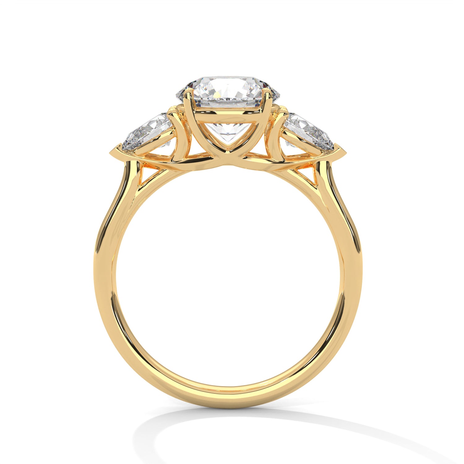 Skylar Timeless Three Stone Diamond Ring