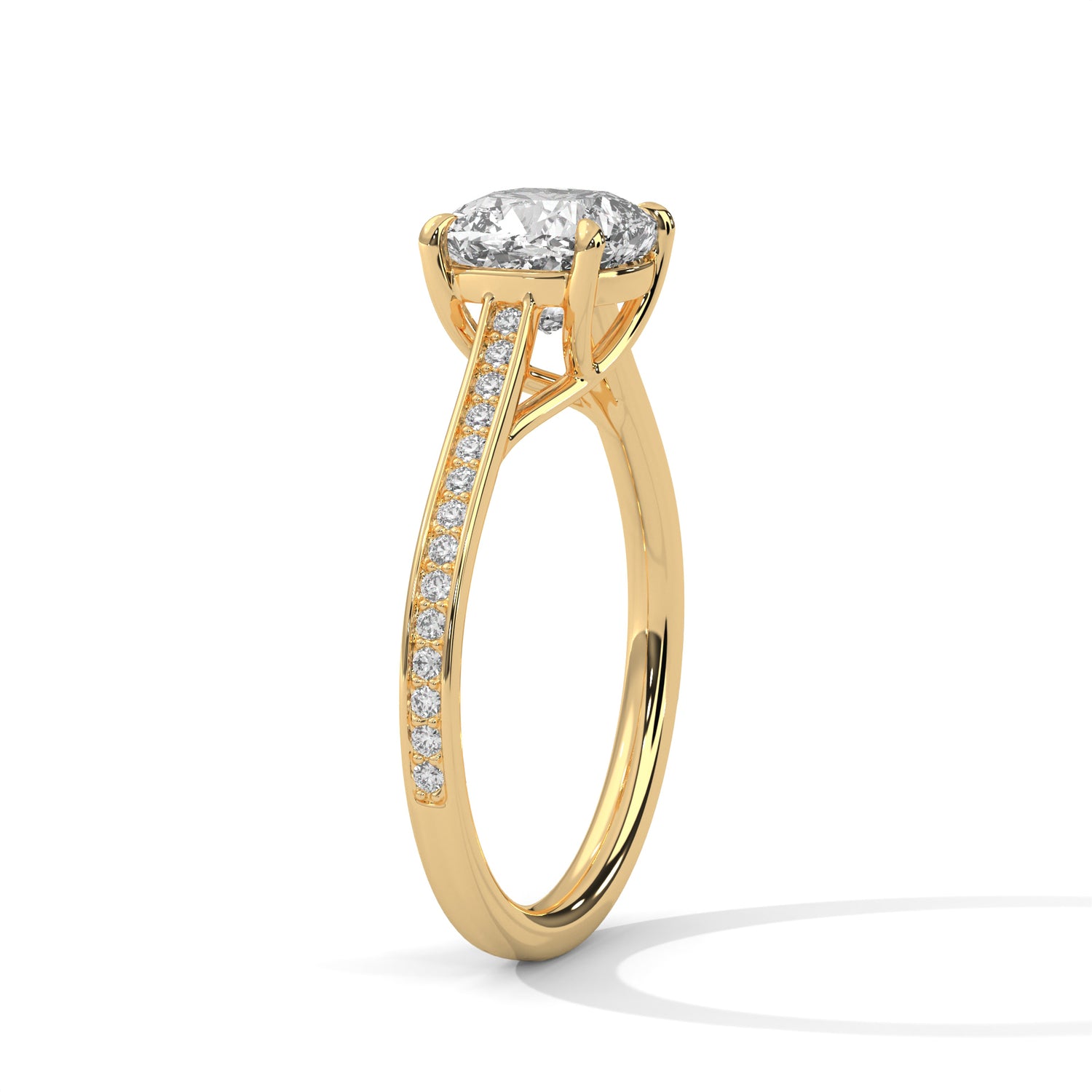 Willow Solitaire Ring