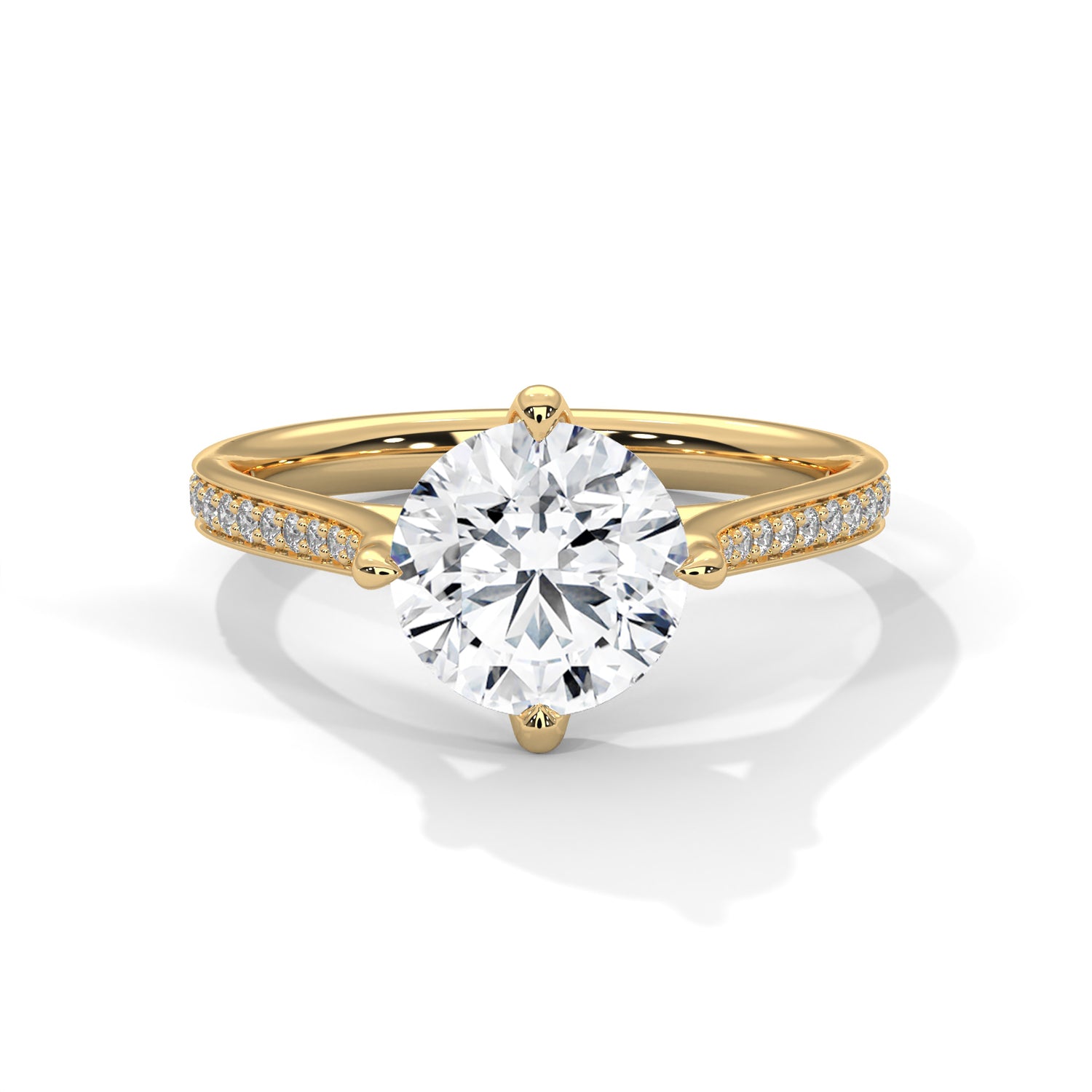 Ruby Solitaire Ring