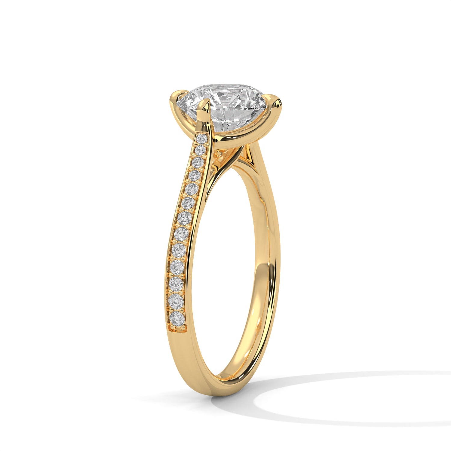 Ruby Solitaire Ring