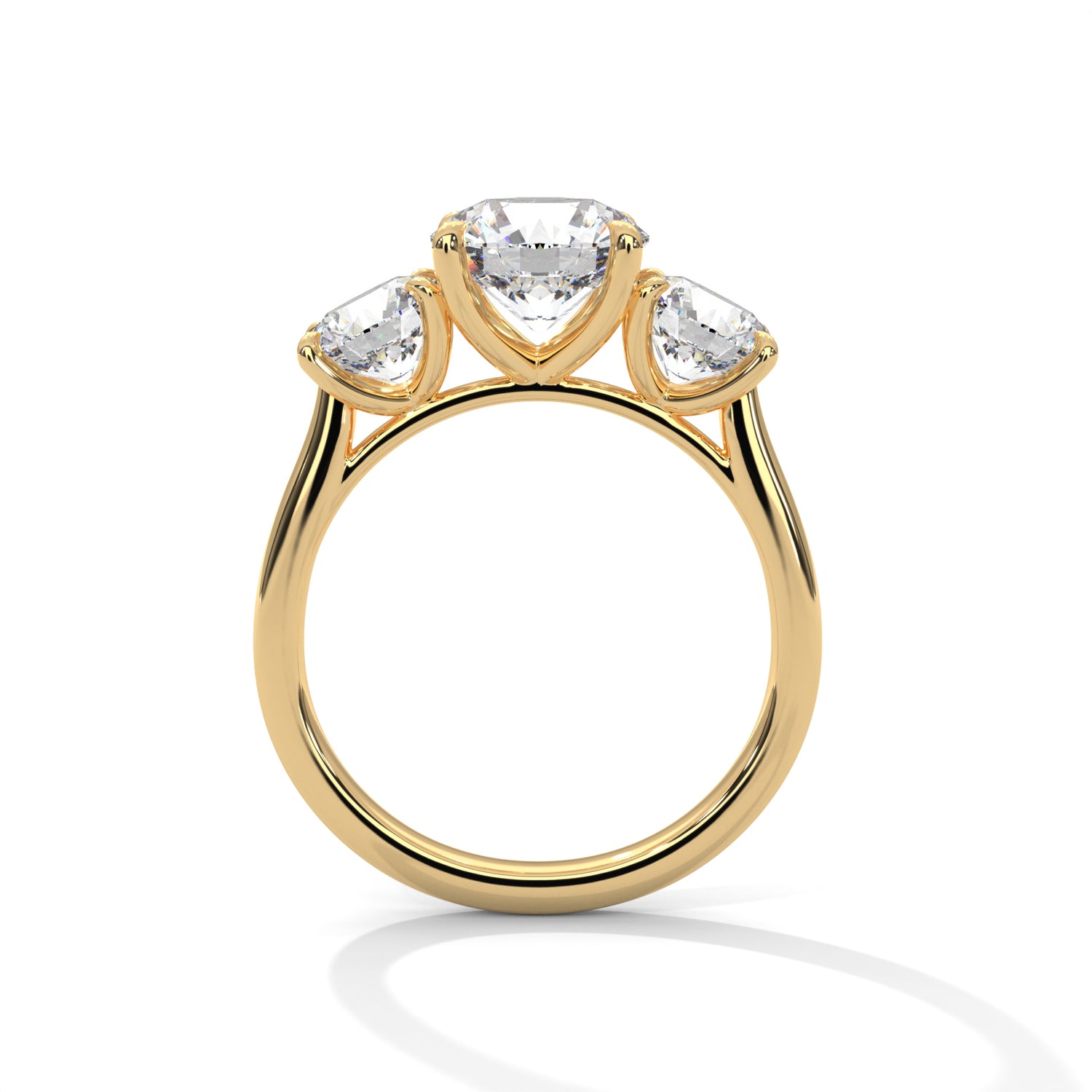Everly Timeless Three Stone Diamond Ring