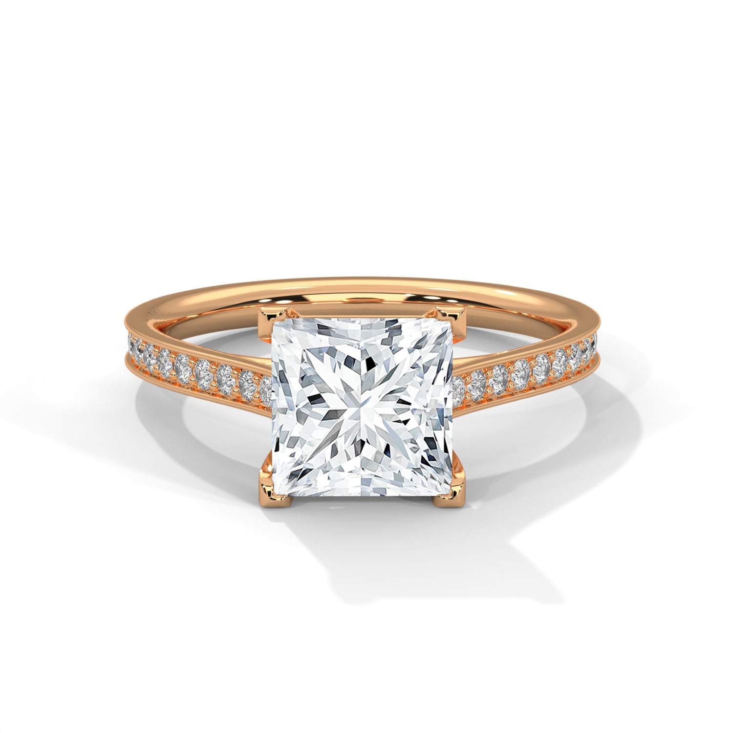 Penny Princess Solitaire Ring