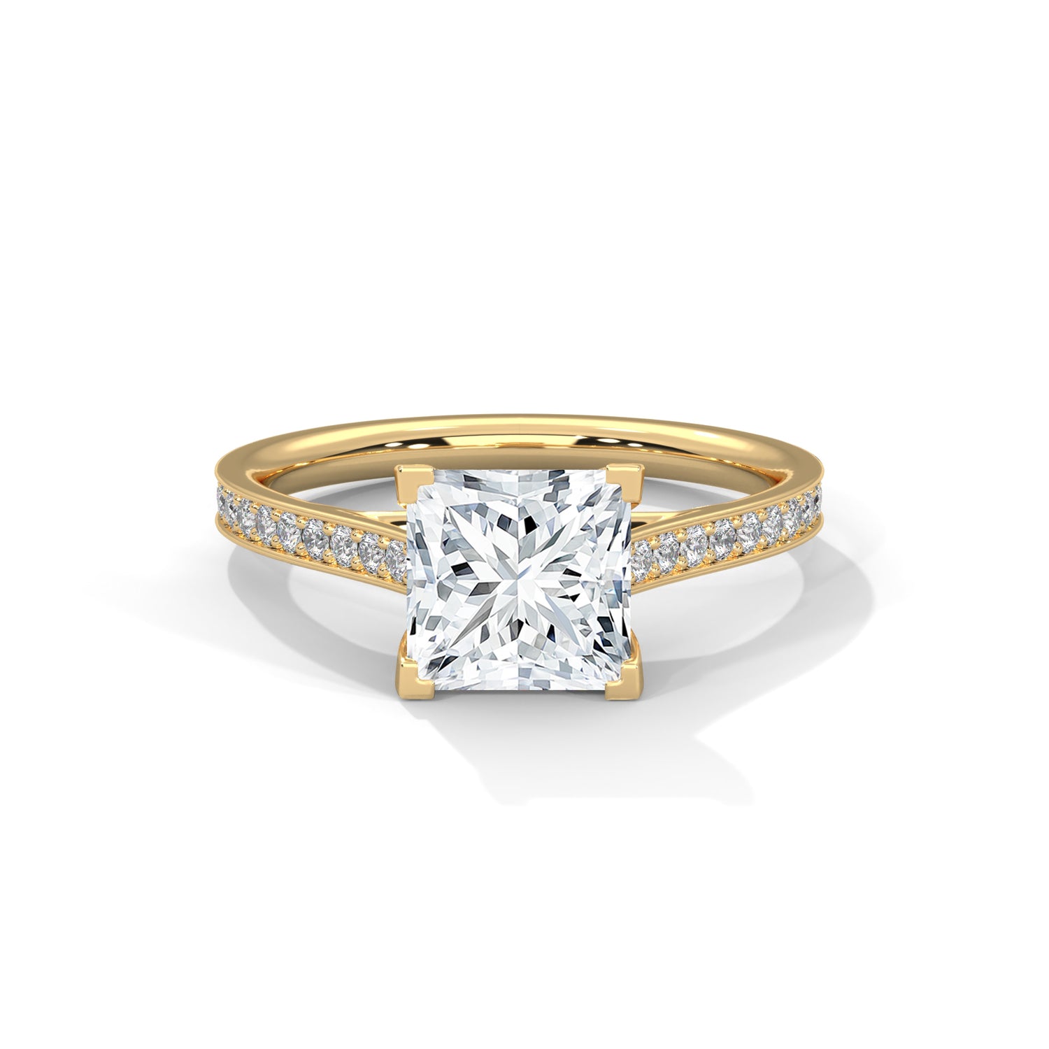 Tenley Princess Solitaire Ring