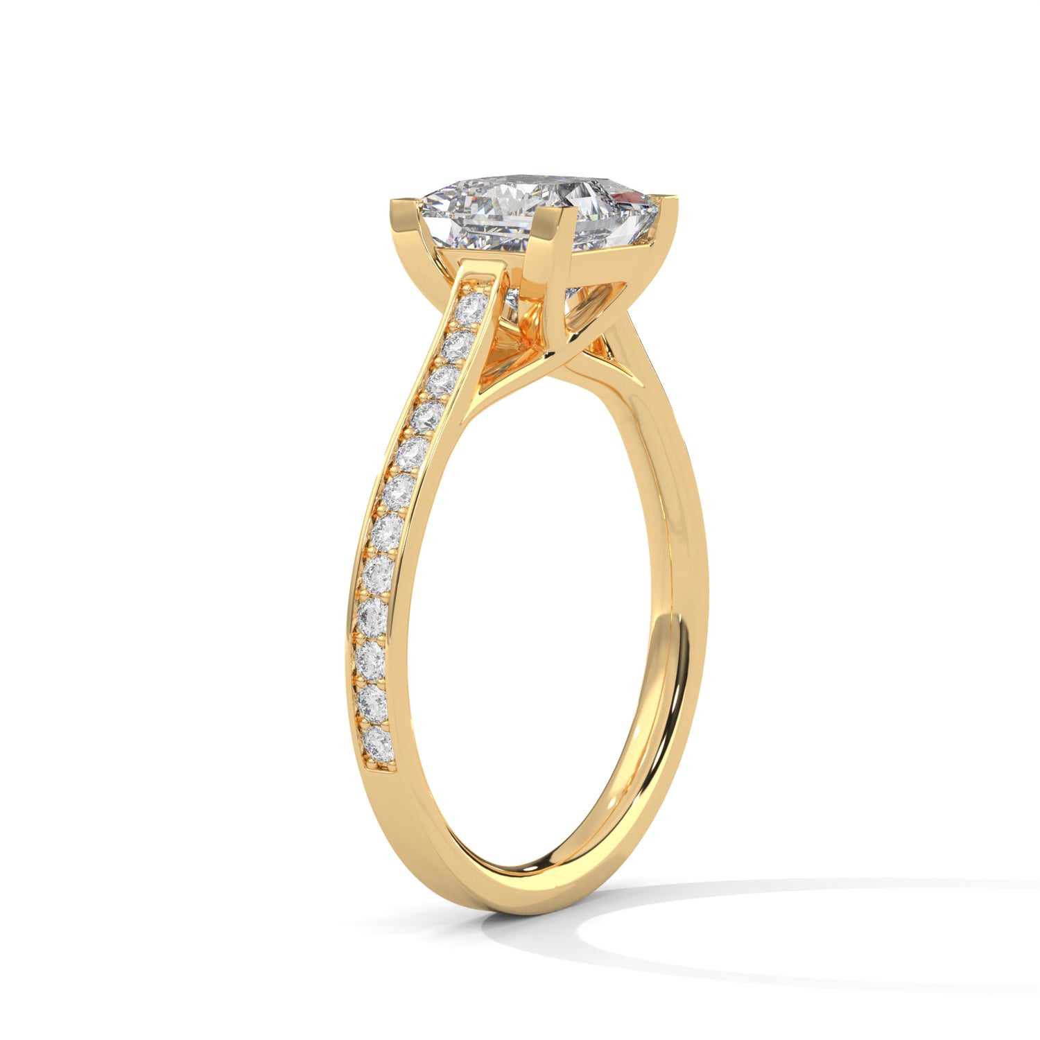 Tenley Princess Solitaire Ring