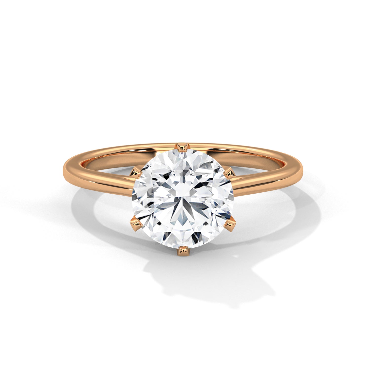 Chana Round Solitaire Ring