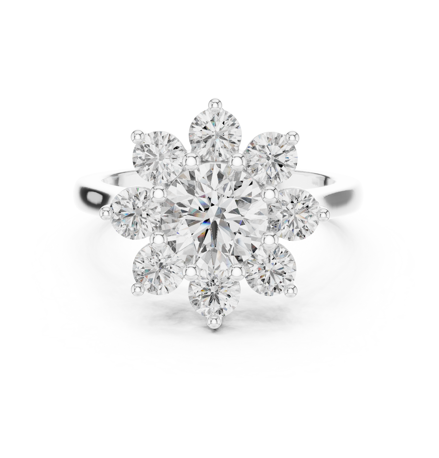 Lina Round Solitaire Ring