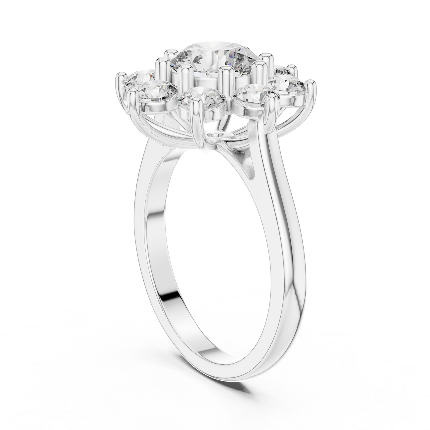 Lina Round Solitaire Ring