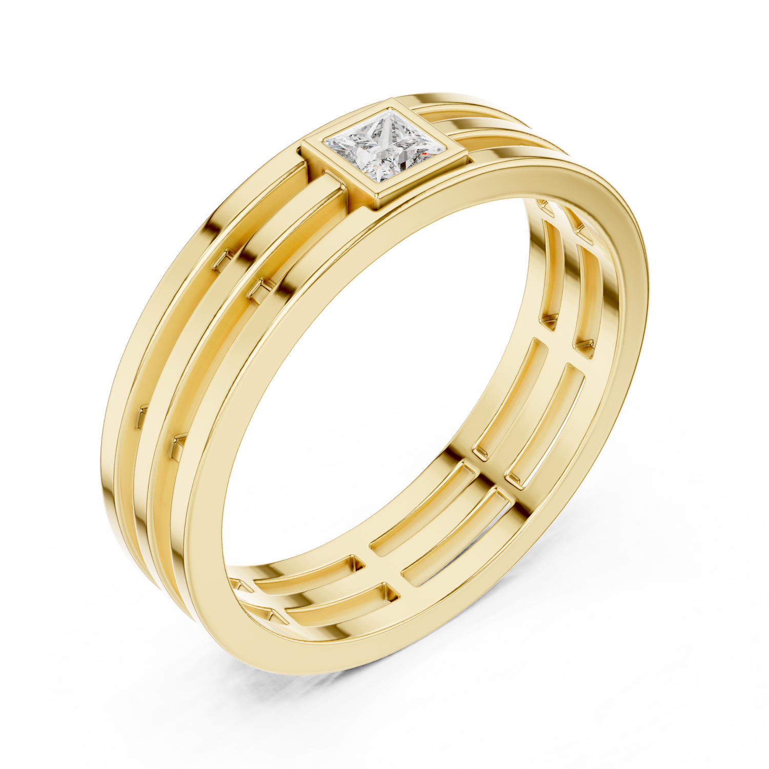 Rhea Princess Solitaire Ring