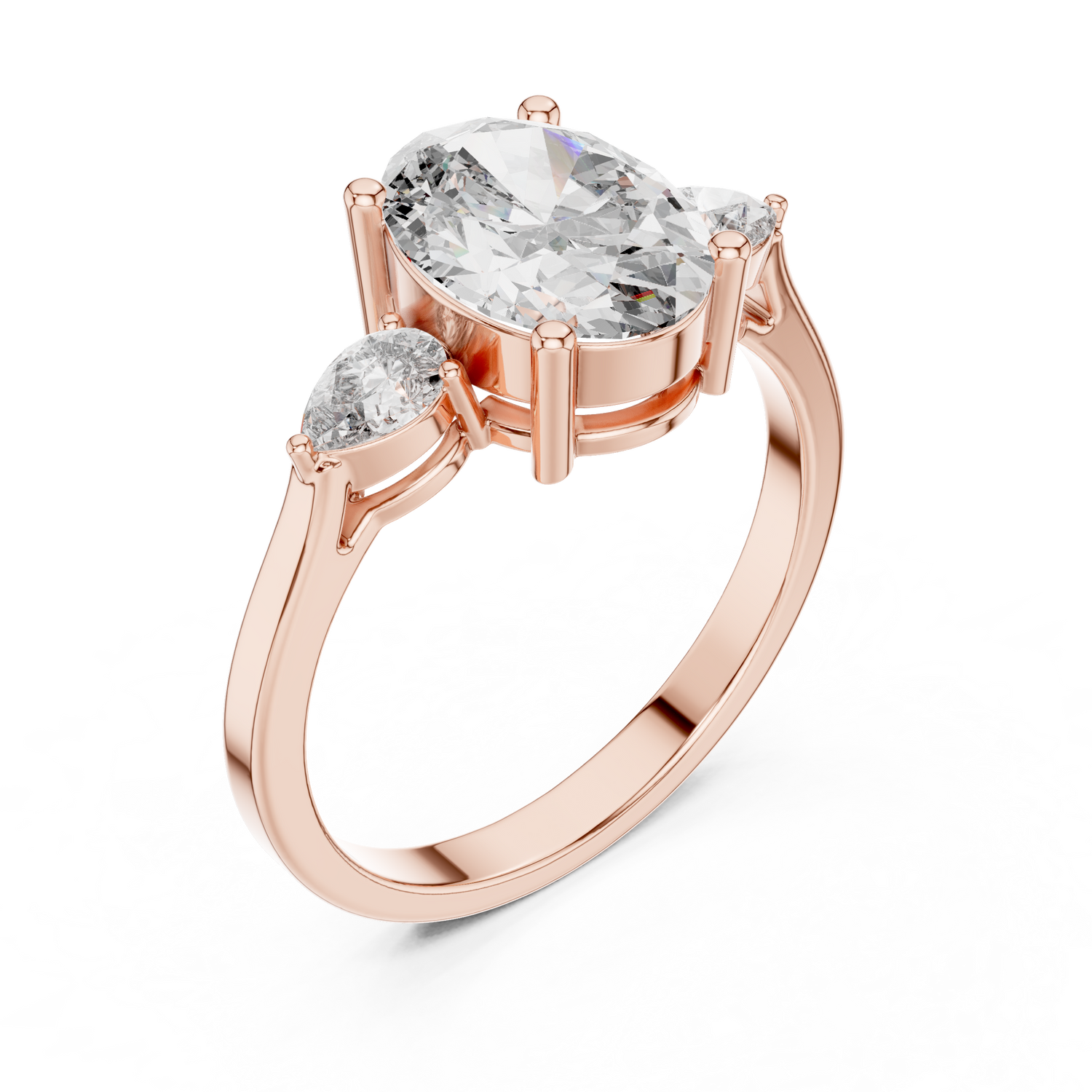 Bria Oval Diamond Ring