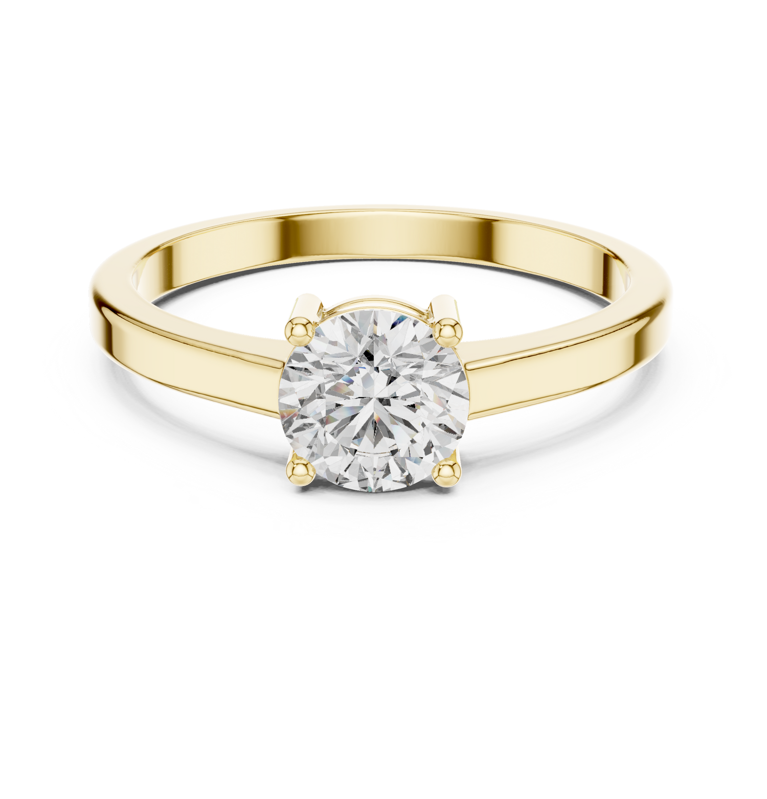 Thalia Round Solitaire Ring