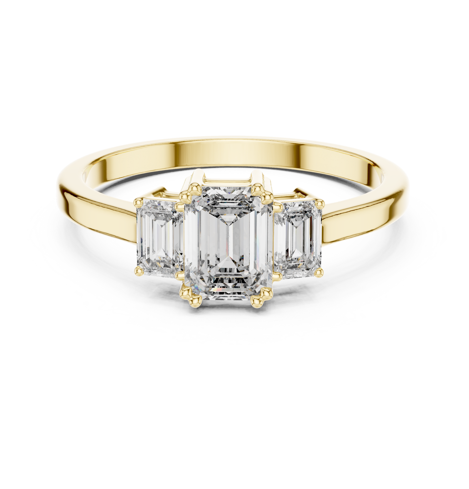 Ryann Emerald Diamond Ring