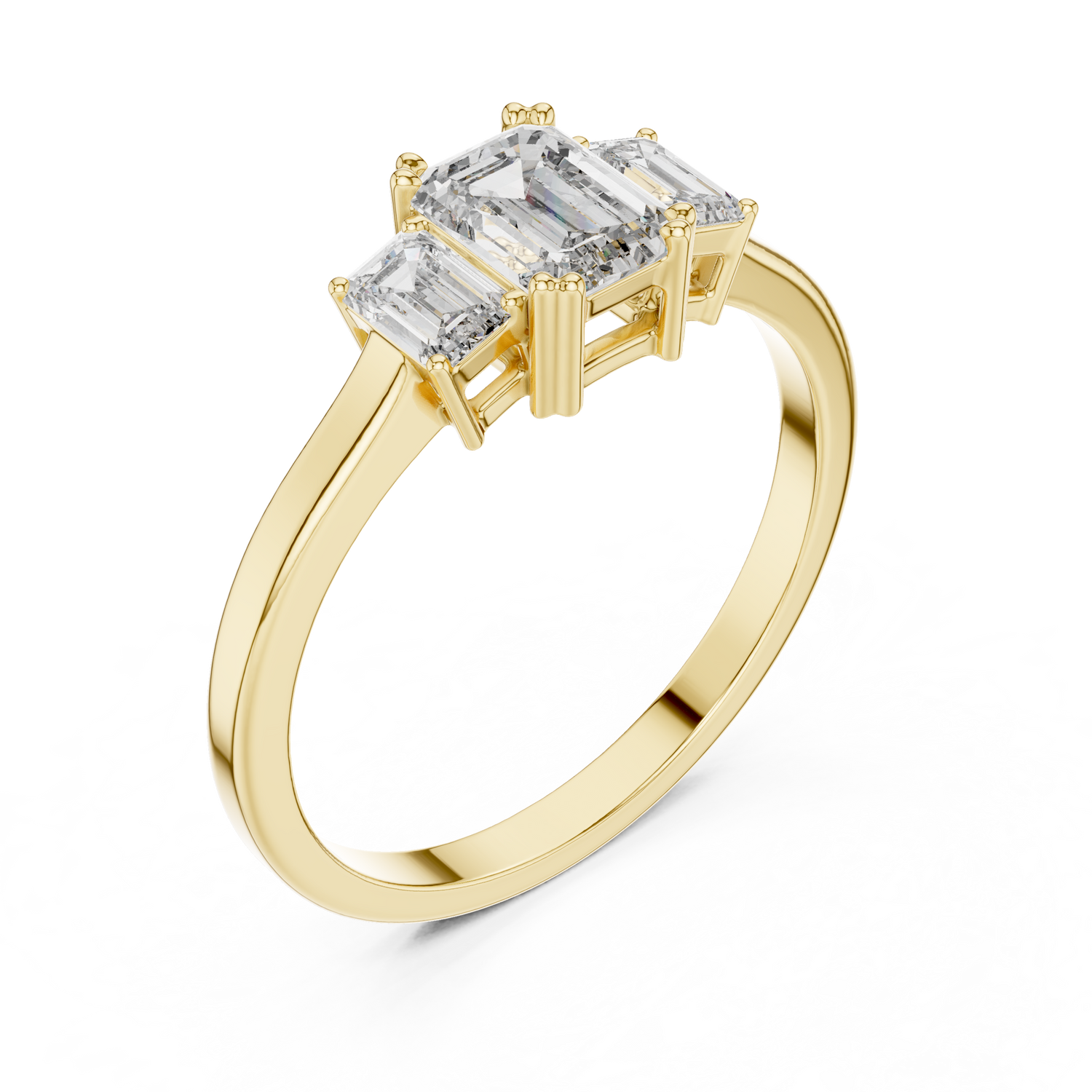 Ryann Emerald Diamond Ring