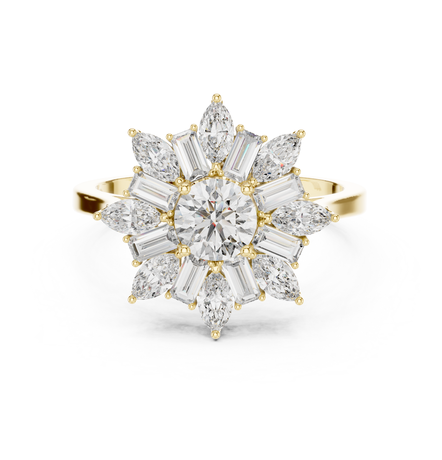 Ellen Round Solitaire Ring
