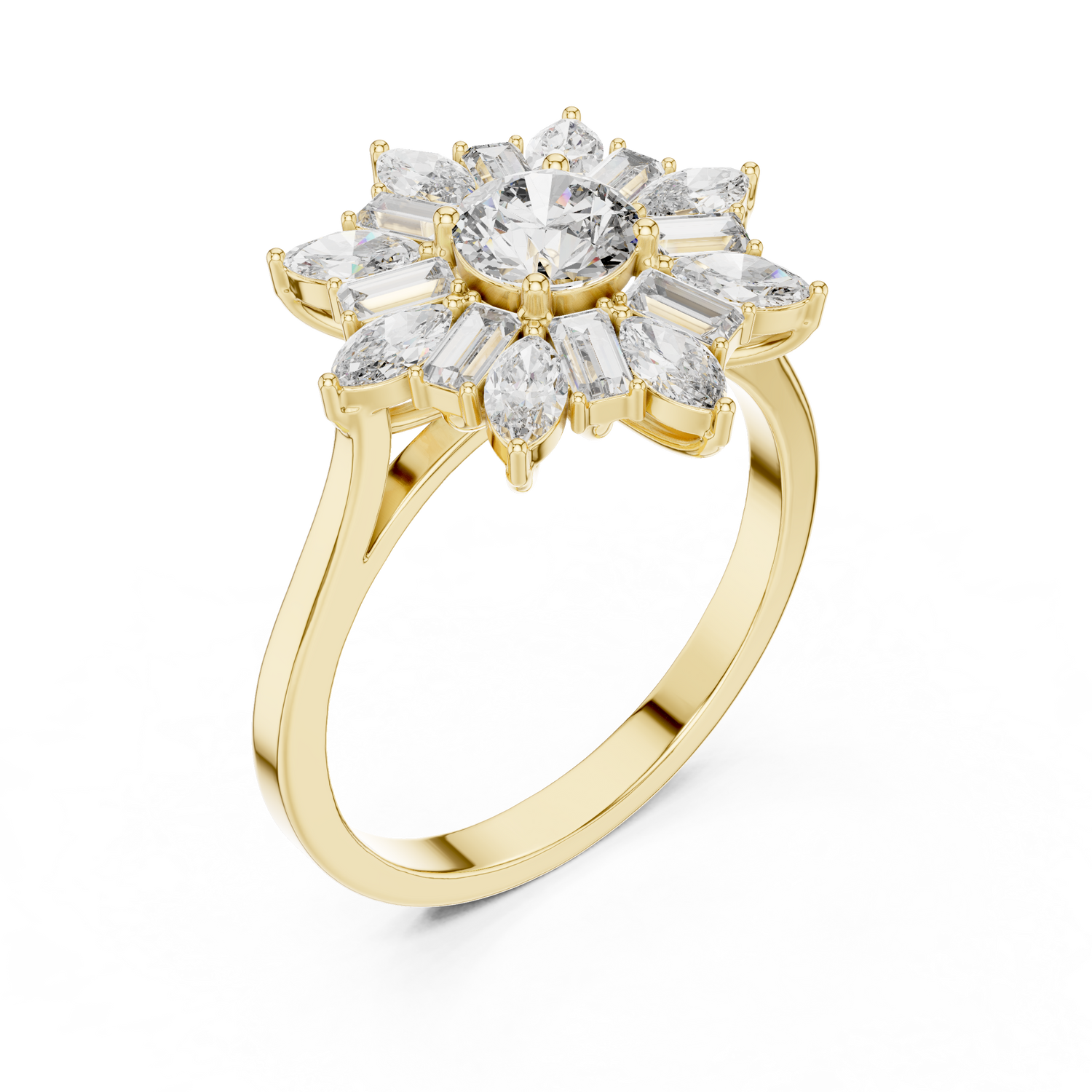 Ellen Round Solitaire Ring
