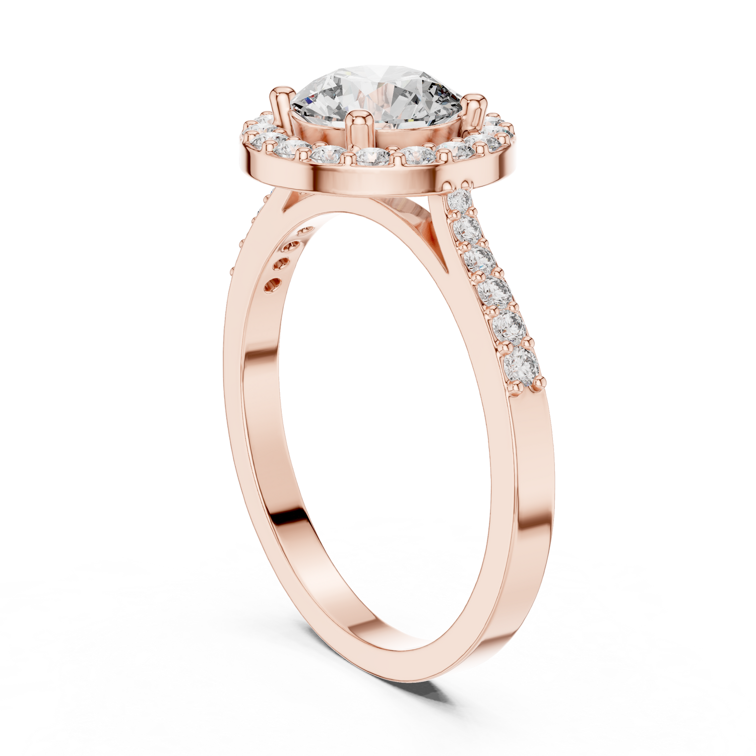 Landry Round Solitaire Ring