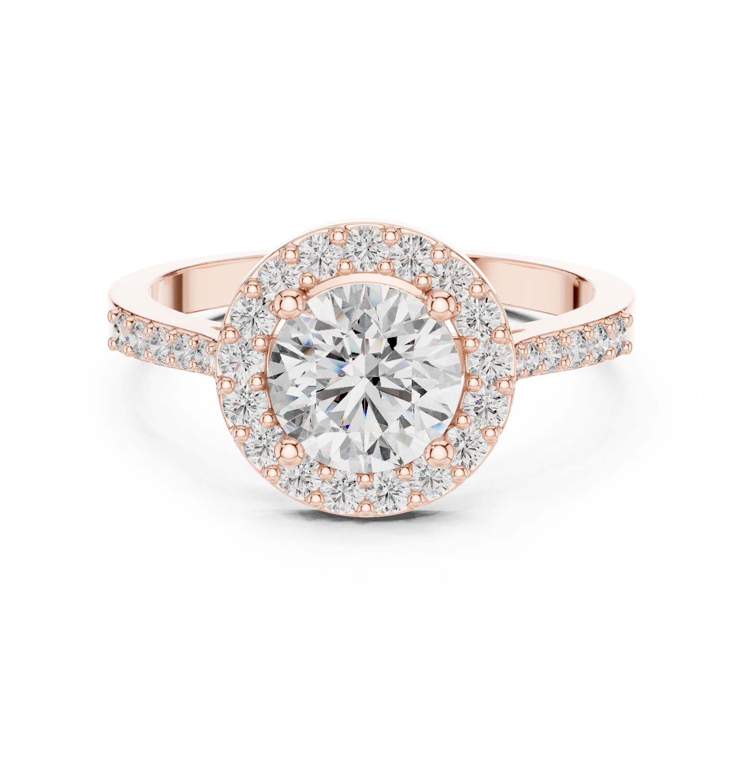 Landry Round Solitaire Ring