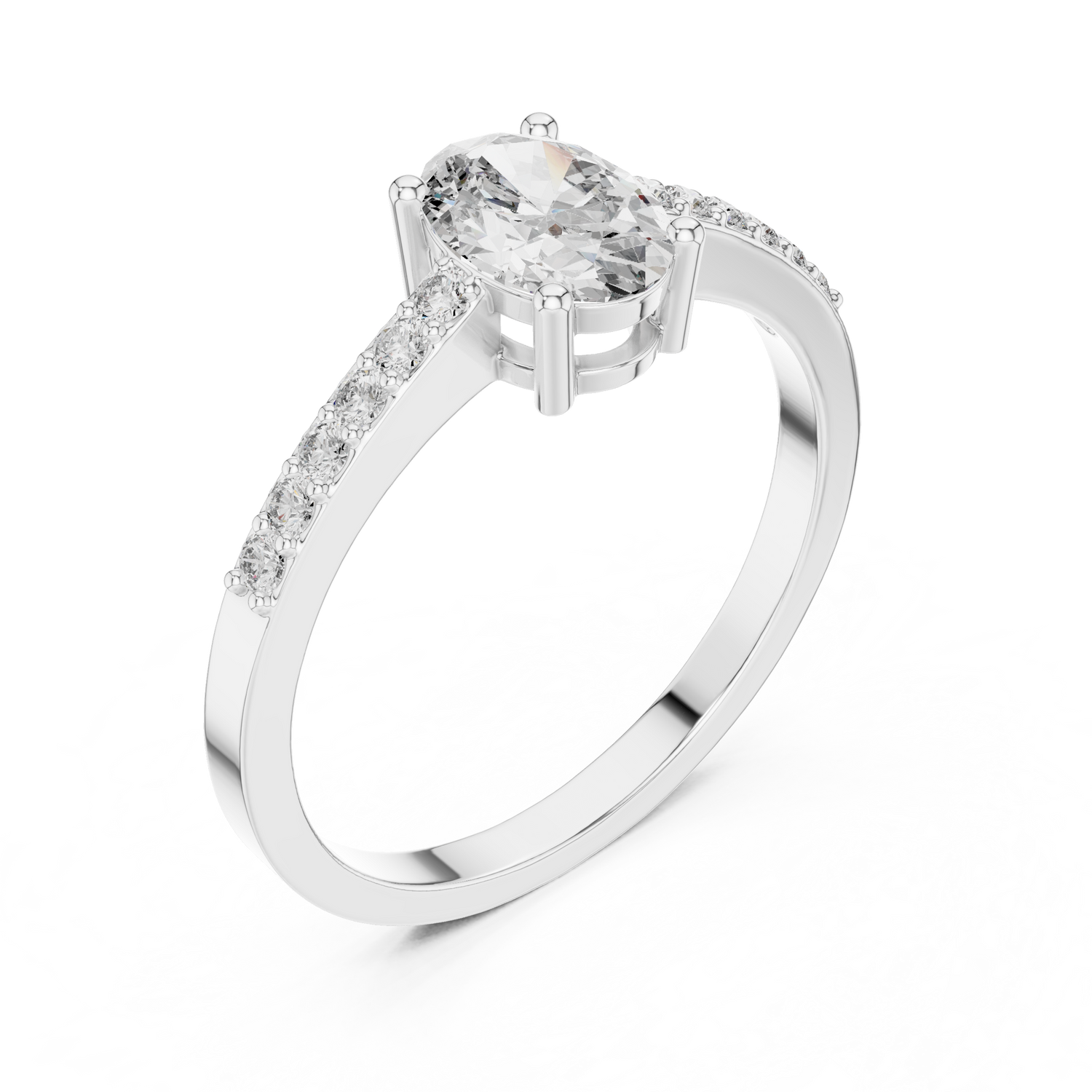 Paisleigh Oval Solitaire Ring