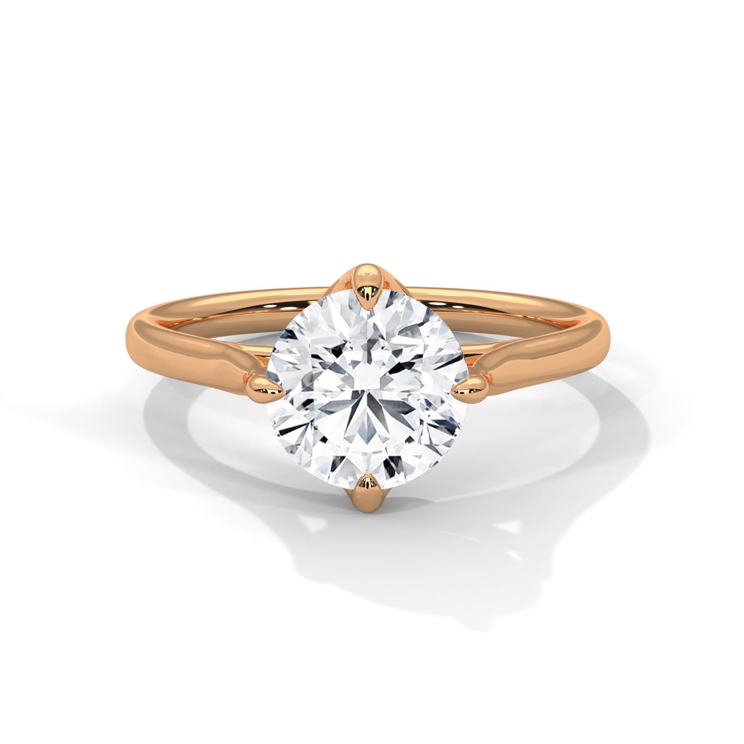 Emilee Round Solitaire Ring