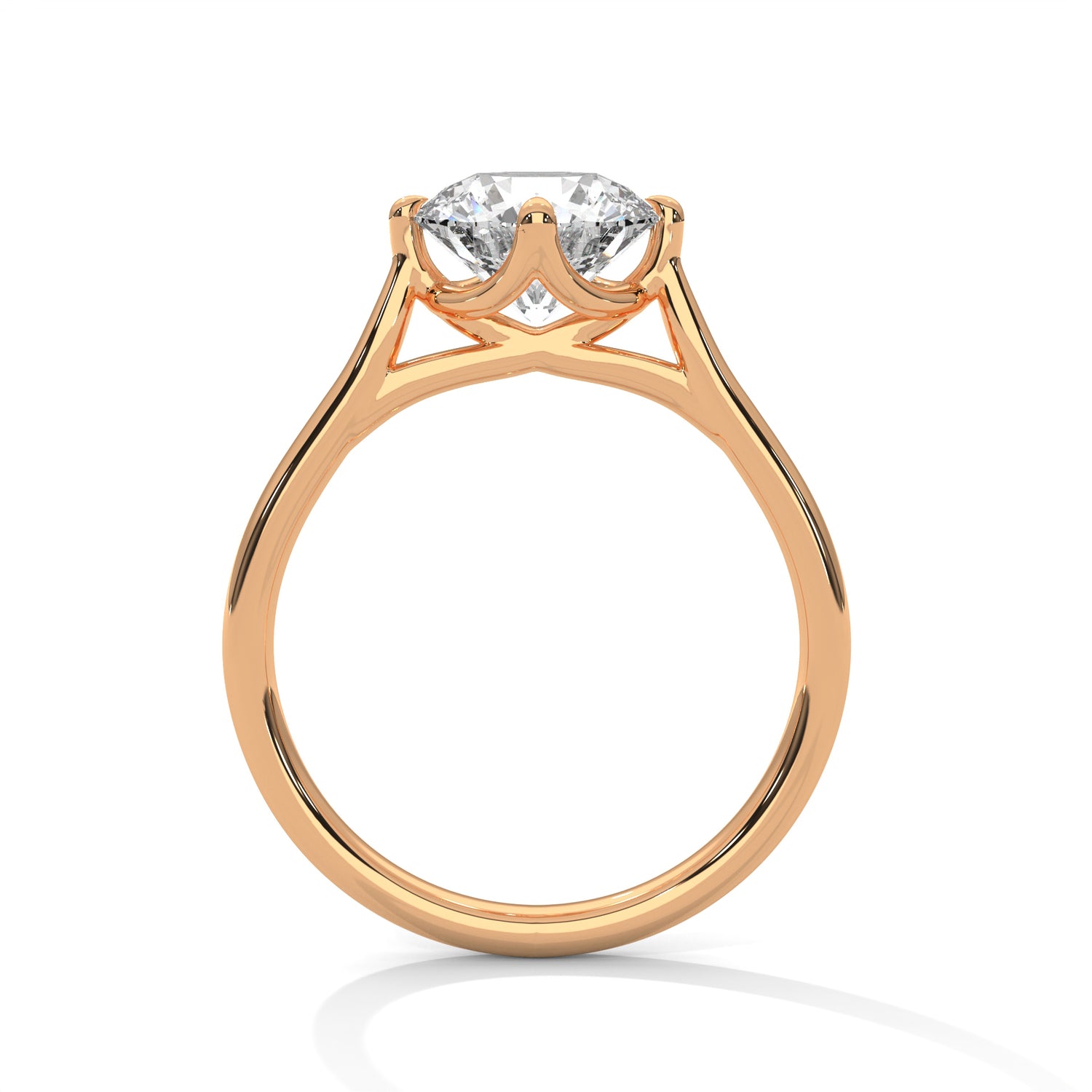 Emilee Round Solitaire Ring