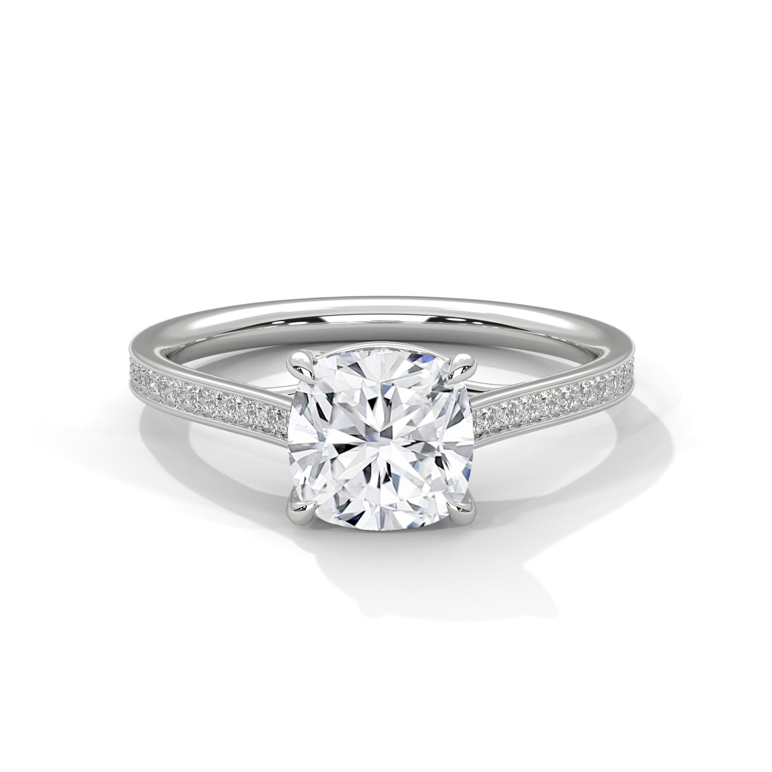 Laylah Cushion Solitaire Ring
