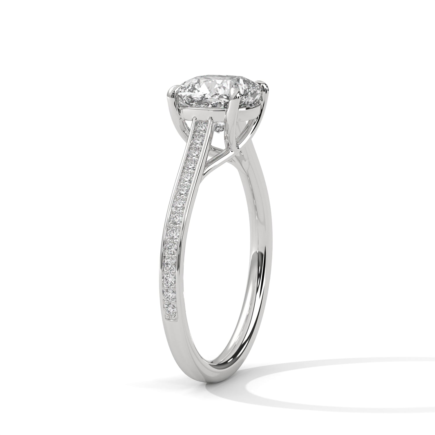 Laylah Cushion Solitaire Ring